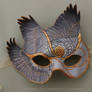 Gold Spiralwings Leather Mask