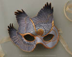 Gold Spiralwings Leather Mask