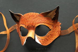 Simple Fox Leather Mask