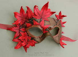 Japanese Maple Leather Mask