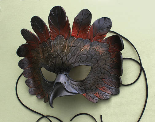 Winter Woods II Leather Mask