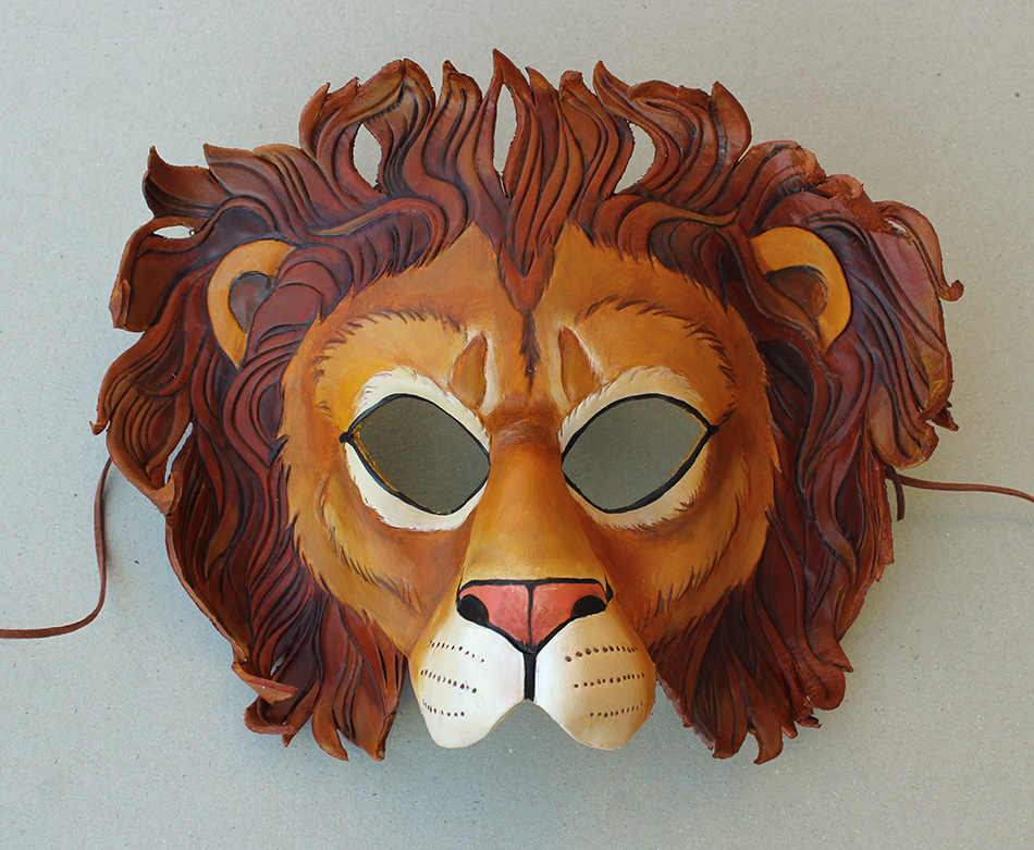 Leather Lion Mask by windfalcon on DeviantArt