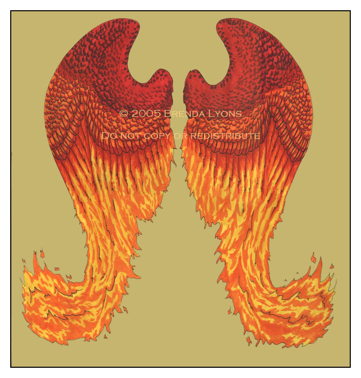 Phoenix Wings - Tattoo