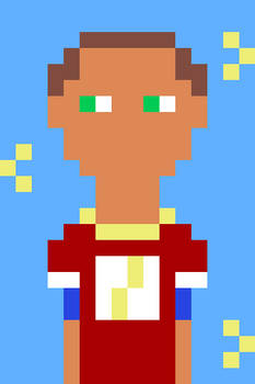 TBBT C64 Sheldon Pixel Art