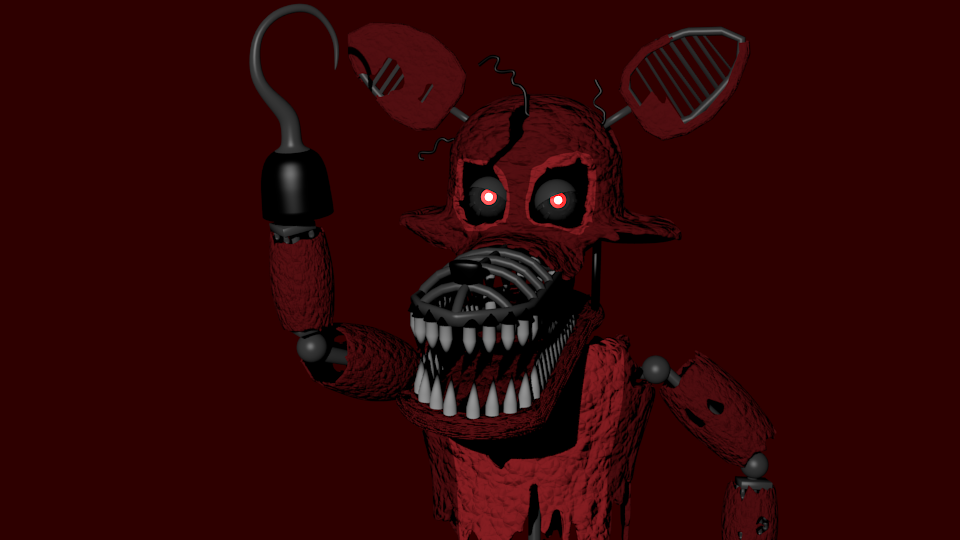 FNAF 4 - Unwithered Nightmare Foxy : r/fivenightsatfreddys