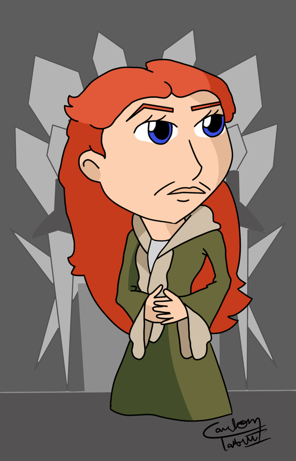 Catelyn Stark Art Card by Carlos Tablit by CaloyPinoy on DeviantArt