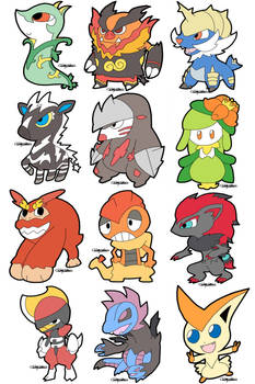 Unova Chibis