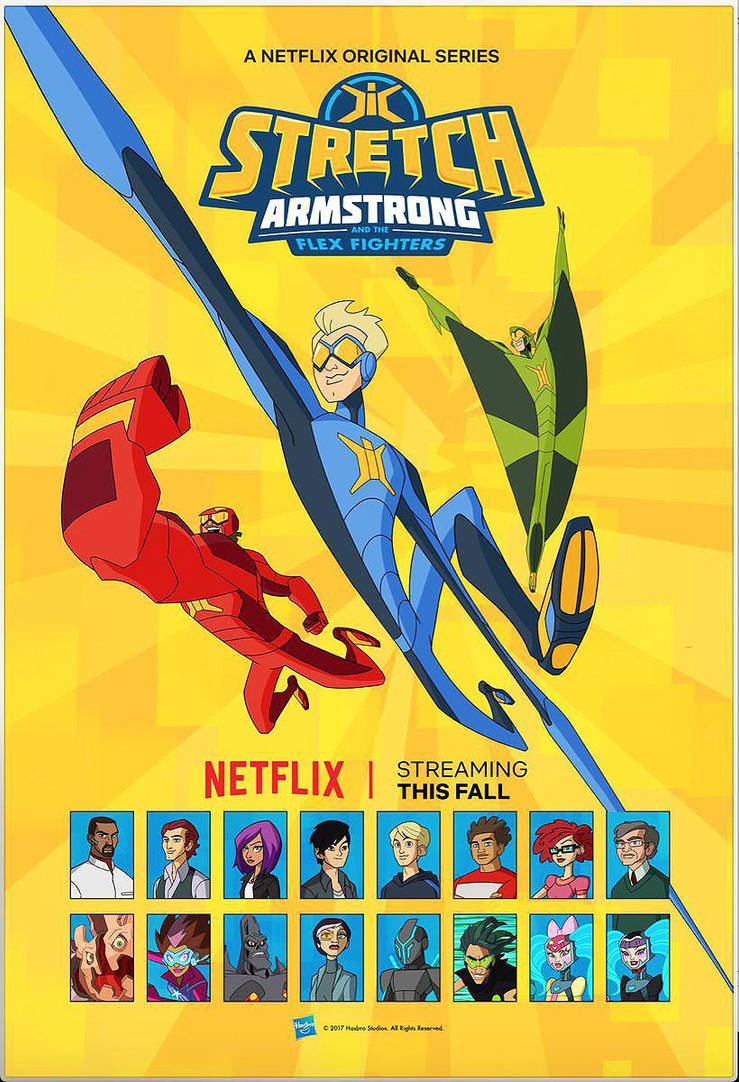 Stretch Armstrong The Flex Fighters Poster By Zacktastic2006 On Deviantart