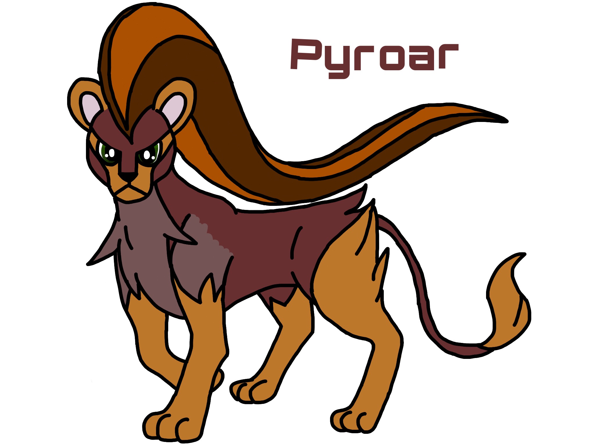 Pokemon : Pyroar by Redpaw4lifeIB on DeviantArt