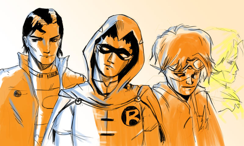 Warm up sketch: Young Justice
