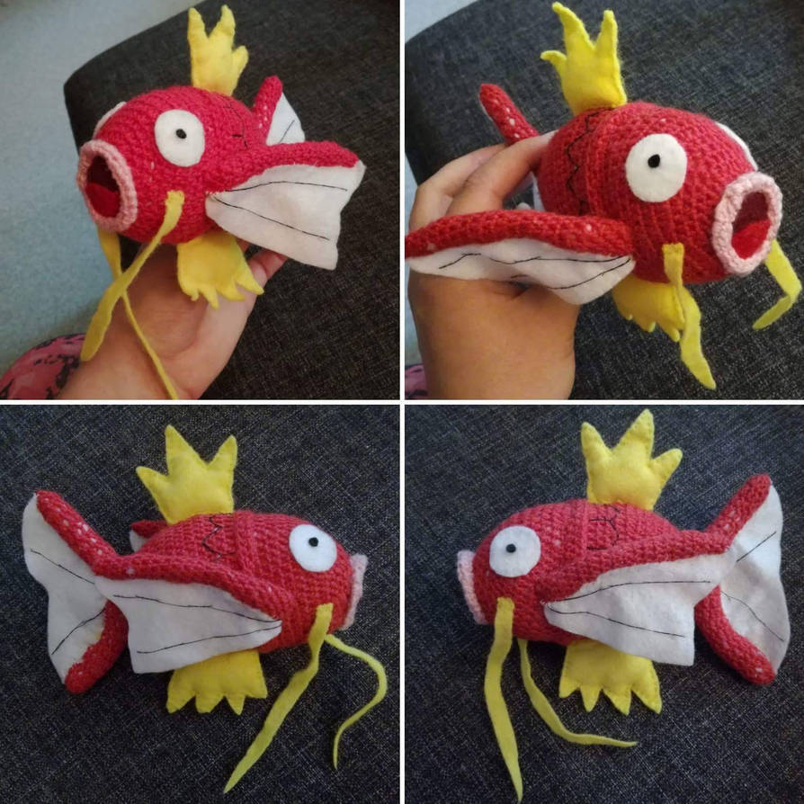 Magikarp Buddy Ribbon magikarp amigurumi by trrrauma on DeviantArt
