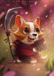 Samurai Corgi