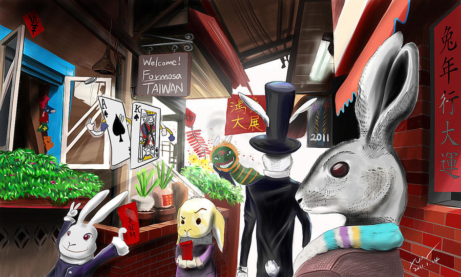 Blackjack and Rabbits by syobht02 on DeviantArt