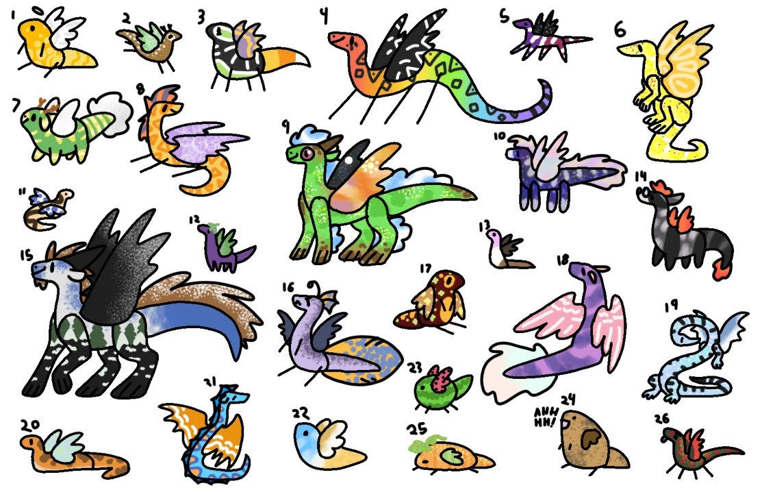 Doopy adopts (open) by opossums-n-oatmeal on DeviantArt