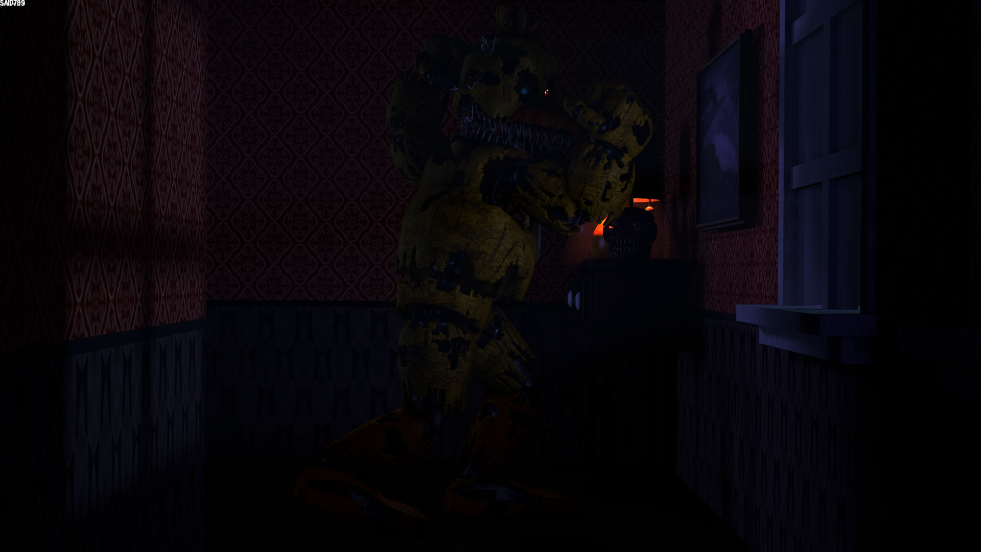 Five Nights at Freddy's 4 Nightmares (4k SFM) by gold94chica on DeviantArt