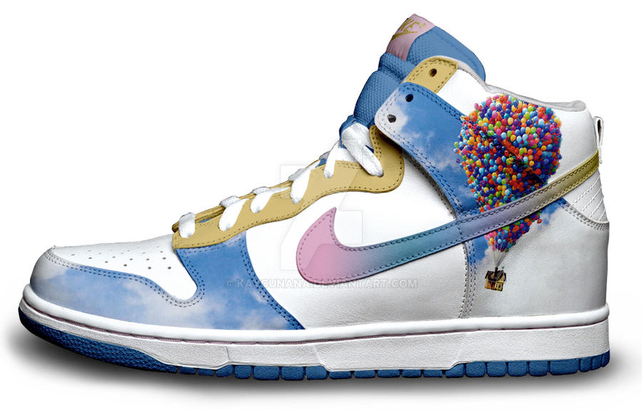 Dunk High Conversion Custom Custom Nike Dunks: Up by kaycunana on DeviantArt
