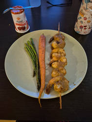 Shrimp Skewers With Veggies