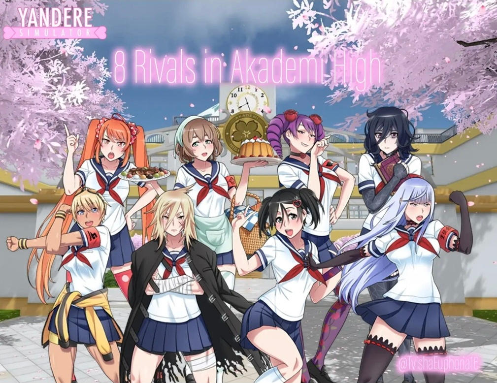 All 1980s Rivals Yandere Simulator 8 Rivals by TvishaEuphoria16 on DeviantArt