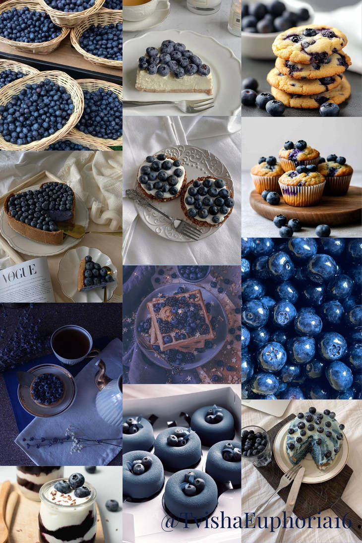 Blueberry Collage by TvishaEuphoria16 on DeviantArt