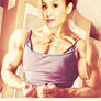 Muscular Ariana Grande