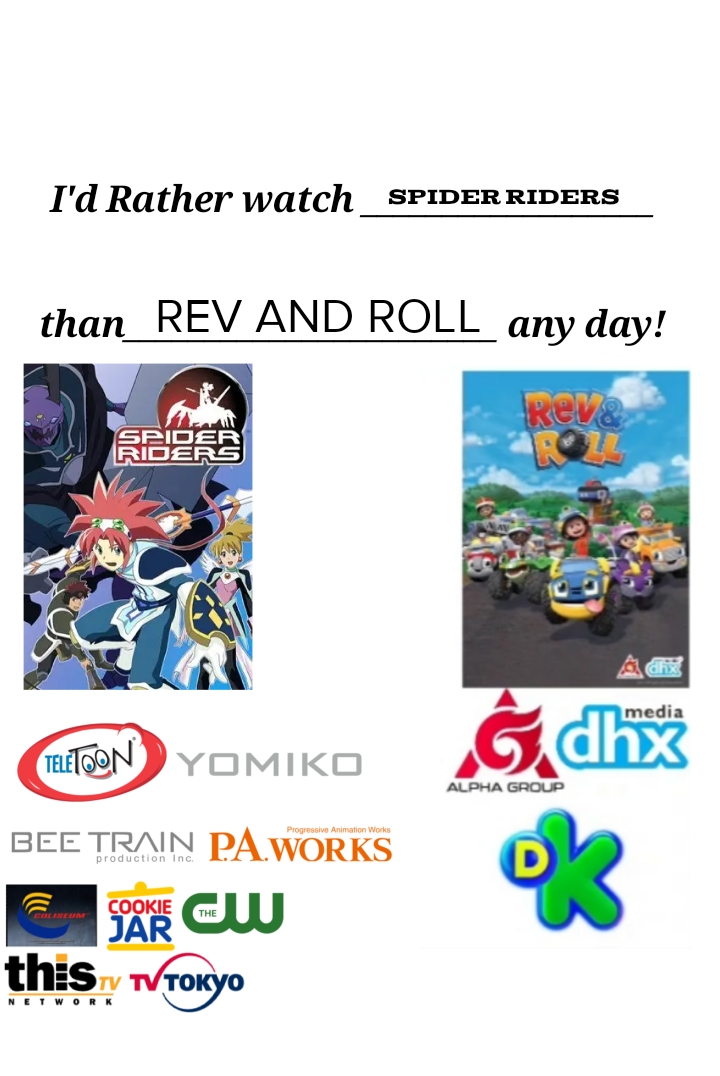 Spider Riders Deviantart I'd rather watch Spider Rider than RAR AD by Gunformers1991 on DeviantArt