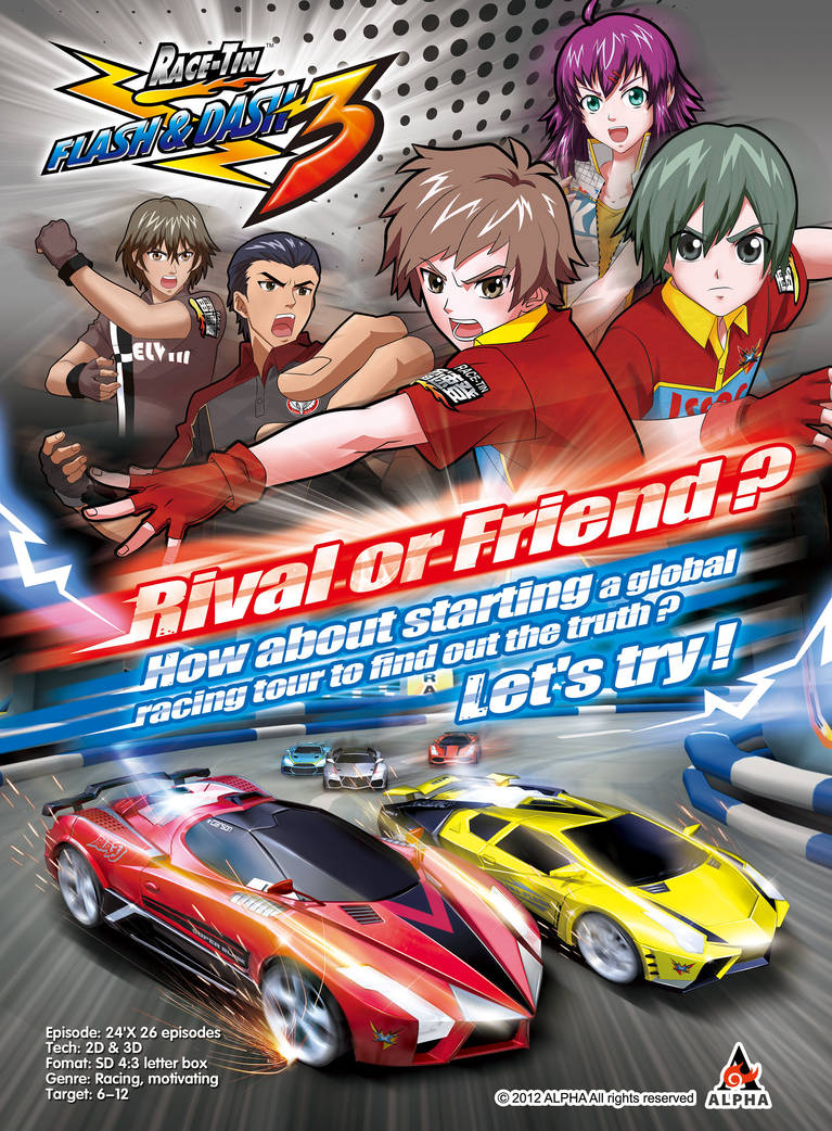 Race-Tin Flash and Dash poster by Gunformers1991 on DeviantArt