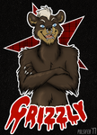 FC Badge Commission - Grizzly by RoboGenko