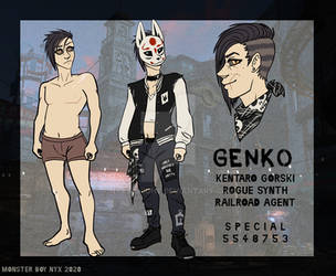 Genko Ref - Fallout OC by NyxAtNight