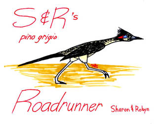 Roadrunner Pinot Grigio Label