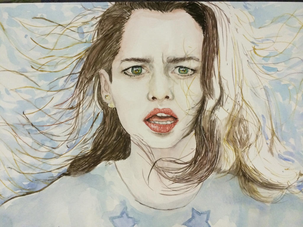 Emilia Clarke - Watercolor