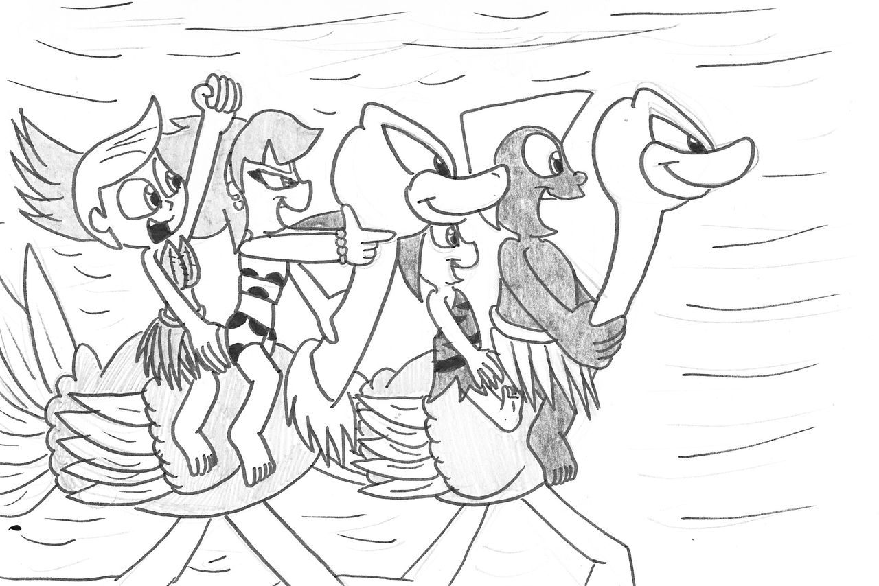 Ostrich Racing Inmage Ostrich Racing by TMan5636 on DeviantArt
