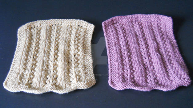 Lace Stitch Dish Cloths