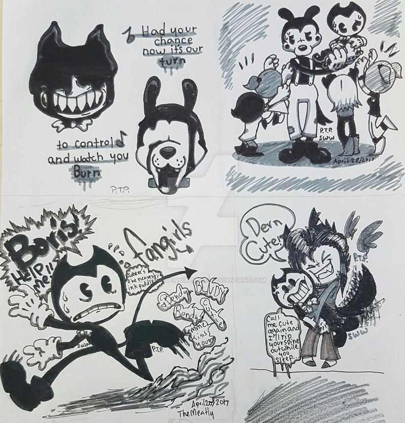 Batim Ink Ouddle Old BATIM doodles by scourgewhitewolf on DeviantArt