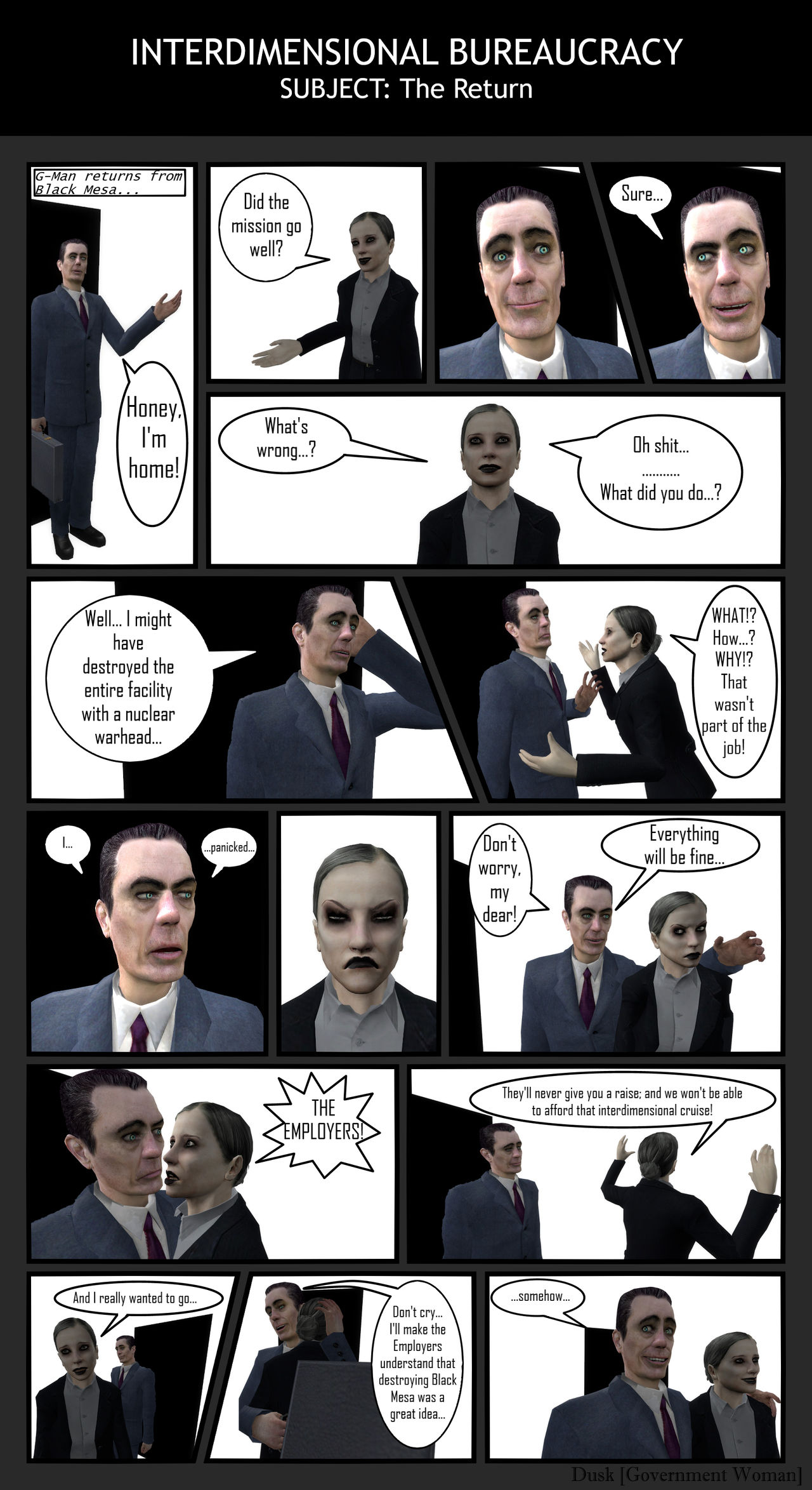 Interdimensional Bureaucracy: The Return by Dusk-Scythe on DeviantArt