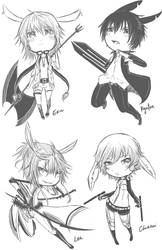 BJBB Chibi Doodles (2) by Zungie