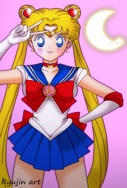 The Moon Princess, Sailor Moon (Enhanced) by TropicTom on DeviantArt