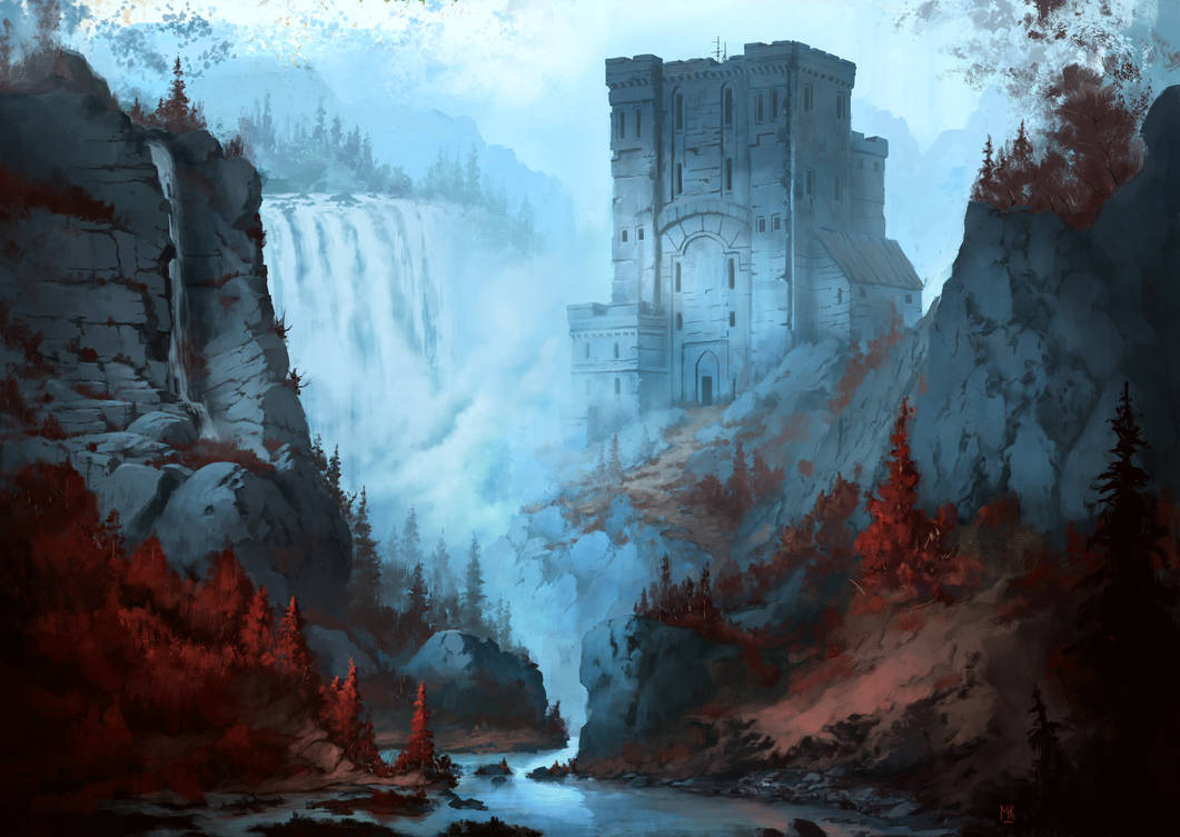 Blue Foggy Castle