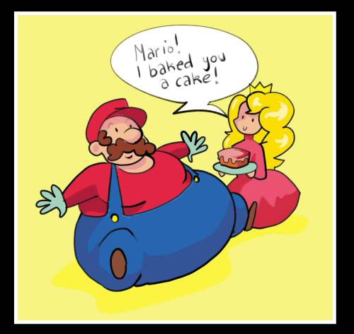 Fat Mario by blue-pepi on DeviantArt