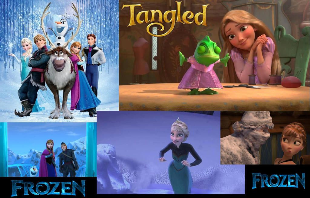 Frozen and Tangled Movie Wallpaper 1 by ESPIOARTWORK-102 on DeviantArt