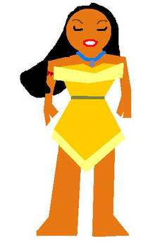 Pocahontas Disney Vector Minifigure