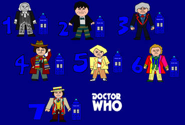 Doctor Who Cartoon Minis - Classic Era by ESPIOARTWORK-102