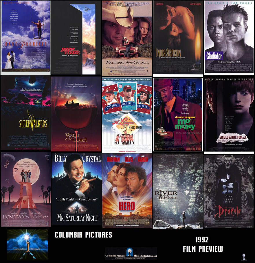 1992 Columbia Pictures Movies by ESPIOARTWORK102 on DeviantArt