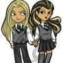 Lucius and Narcissa Malfoy Sticker