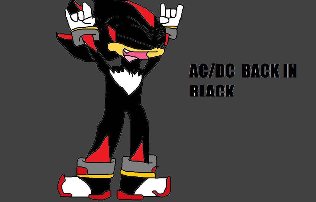 Shadow AC/DC by 1234sonic on DeviantArt