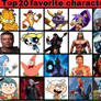 My Top 20 Favorite Characters Of All Time!