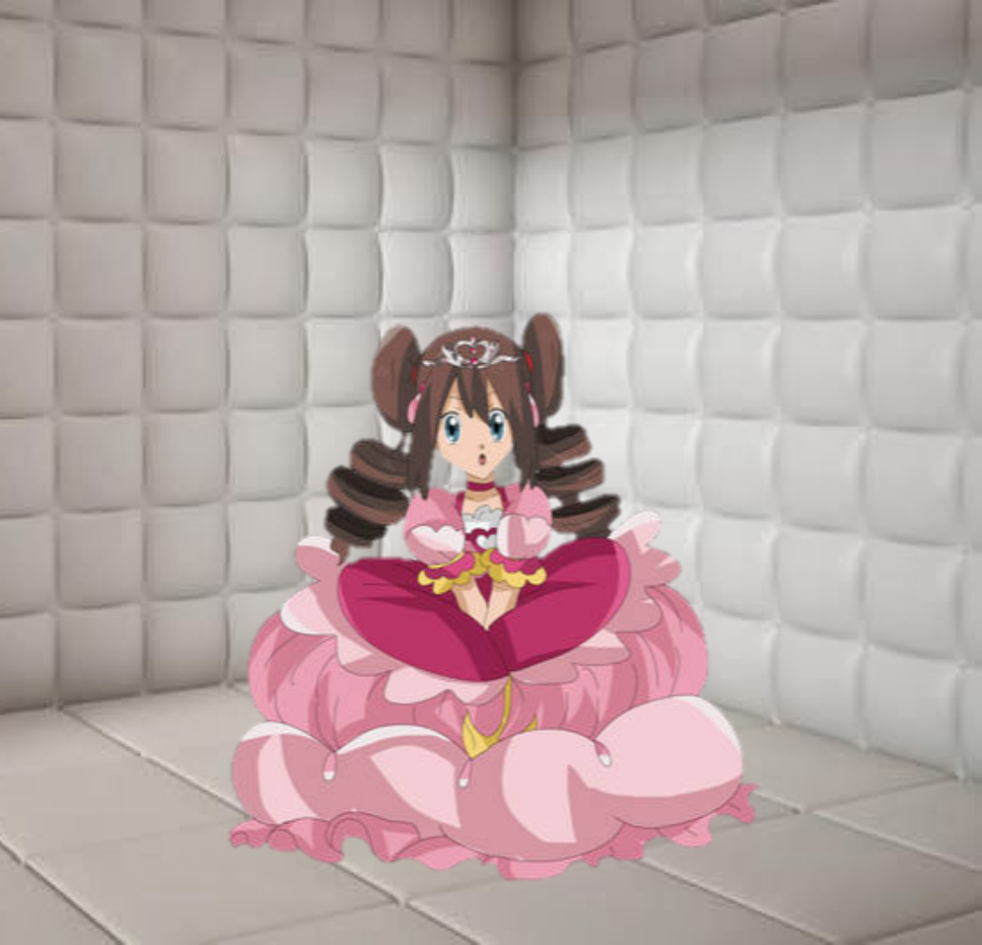 Princess Rosa X Trigger Princess Rosa in a padded room by WillaverseCreator on DeviantArt