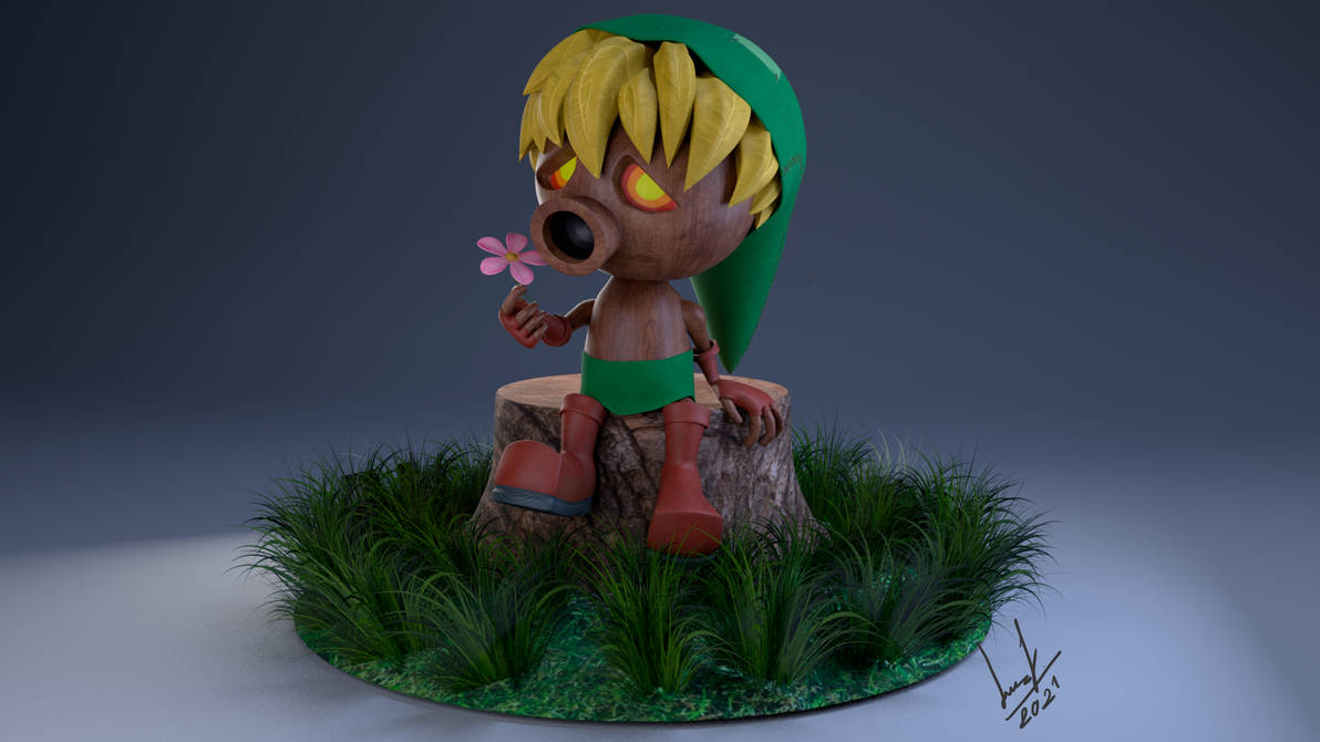 Deviantart Link Model Deku Link 3D Model by TheHedgehog12 on DeviantArt