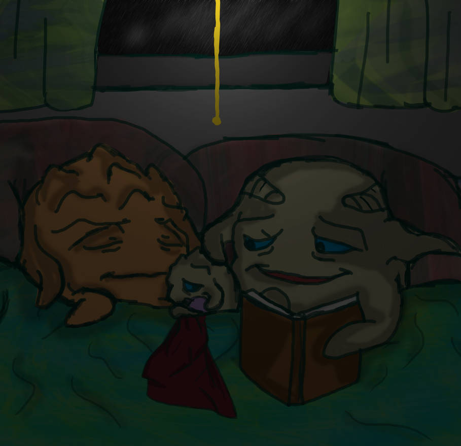 Calming down by Bat-Snake