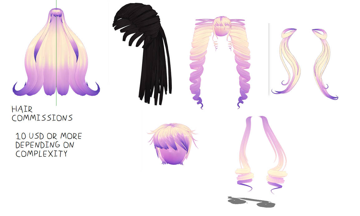 [MMD] HAIR COMMISSIONS
