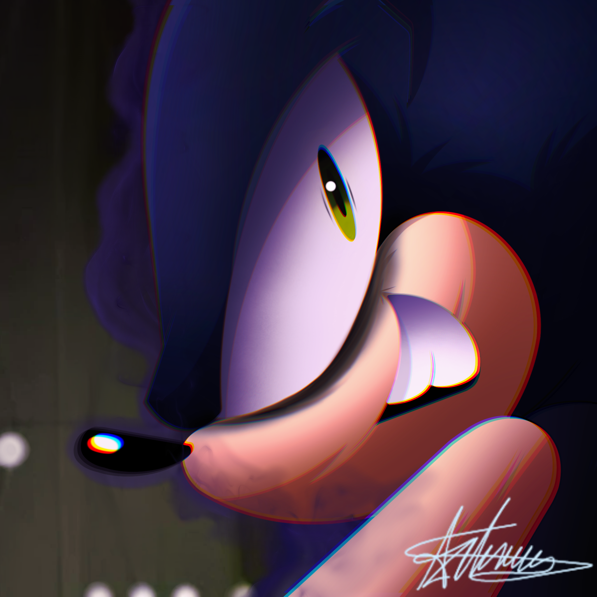 Dark Sonic (Sonic X) by ShadowLifeman on DeviantArt